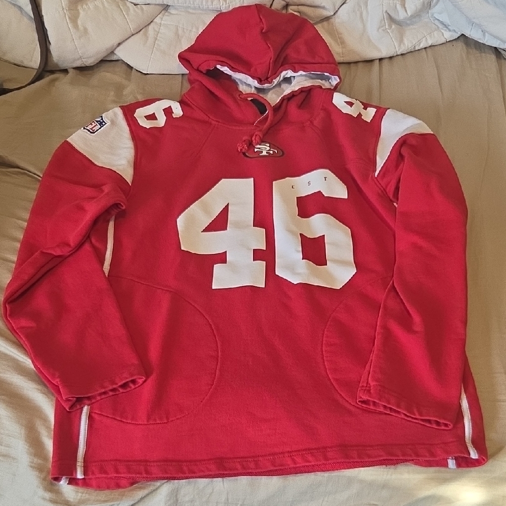 NFL Red and White Team Apparel Hoodie